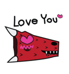 Dragon DAD＆SON (red,tom)（個別スタンプ：33）
