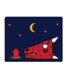 Dragon DAD＆SON (red,tom)（個別スタンプ：35）
