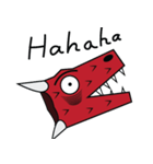 Dragon DAD＆SON (red,tom)（個別スタンプ：38）