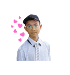 CHECK THE GLASSES BOY（個別スタンプ：1）