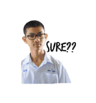 CHECK THE GLASSES BOY（個別スタンプ：3）