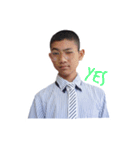 CHECK THE GLASSES BOY（個別スタンプ：10）