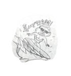 ハゲパゲの落書き（個別スタンプ：5）