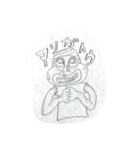 ハゲパゲの落書き（個別スタンプ：7）