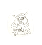 ハゲパゲの落書き（個別スタンプ：10）