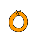 アルファベットねこ（個別スタンプ：40）