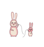 dull rabbits（個別スタンプ：14）