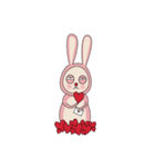 dull rabbits（個別スタンプ：22）