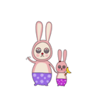 dull rabbits（個別スタンプ：23）