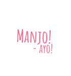 Manado language（個別スタンプ：5）