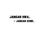 Manado language（個別スタンプ：8）