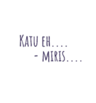 Manado language（個別スタンプ：15）
