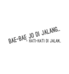 Manado language（個別スタンプ：21）