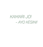 Manado language（個別スタンプ：22）