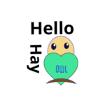 owl design（個別スタンプ：3）