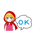 赤ずきんちゃん by Gvh No.1（個別スタンプ：5）