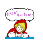赤ずきんちゃん by Gvh No.1（個別スタンプ：12）