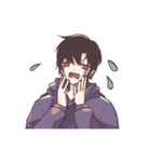 震える少年（個別スタンプ：5）