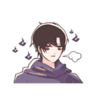 震える少年（個別スタンプ：14）