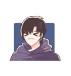 震える少年（個別スタンプ：19）