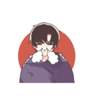 震える少年（個別スタンプ：26）