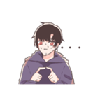 震える少年（個別スタンプ：31）