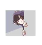 震える少年（個別スタンプ：35）