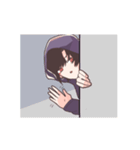 震える少年（個別スタンプ：36）