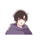 震える少年（個別スタンプ：37）