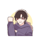 震える少年（個別スタンプ：38）