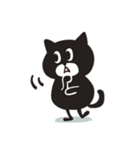 黒猫にゃんじゃ（個別スタンプ：27）