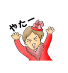 赤いメルヘン総長（個別スタンプ：1）