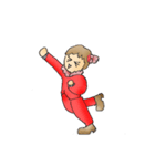 赤いメルヘン総長（個別スタンプ：33）