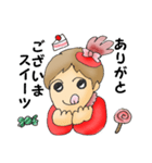 赤いメルヘン総長（個別スタンプ：36）