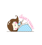 little eye girl（個別スタンプ：4）