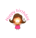 little eye girl（個別スタンプ：24）