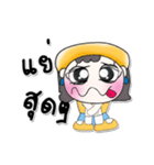 ^_^ ！ My name is Nancy.. ！（個別スタンプ：38）