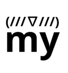 Englishstamp0（個別スタンプ：18）