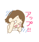 動く！かわいい妊婦さんマタニティスタンプ（個別スタンプ：7）