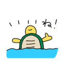海のカメさん（個別スタンプ：6）
