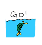 海のカメさん（個別スタンプ：16）