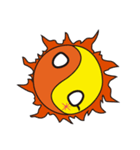 月と太陽。（個別スタンプ：6）
