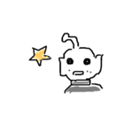 くろまのゆるーいスタンプ（個別スタンプ：5）
