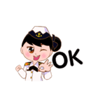 I 'm navy nurse.（個別スタンプ：3）