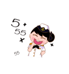 I 'm navy nurse.（個別スタンプ：4）