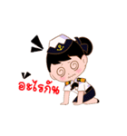 I 'm navy nurse.（個別スタンプ：10）