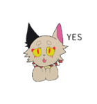 キツネのチョコ（個別スタンプ：1）