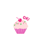 Lovely Cupcake！（個別スタンプ：3）