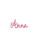 Different Girl names（個別スタンプ：5）