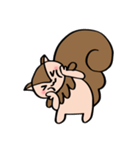 2回目登場！しっぽりす！（個別スタンプ：17）